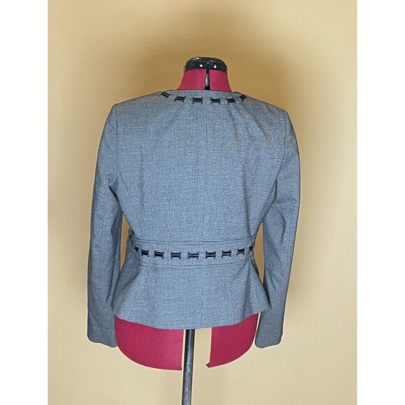 Jones New York Suit Black and Grey blazer size 8 petite (8P) - Picture 6 of 6